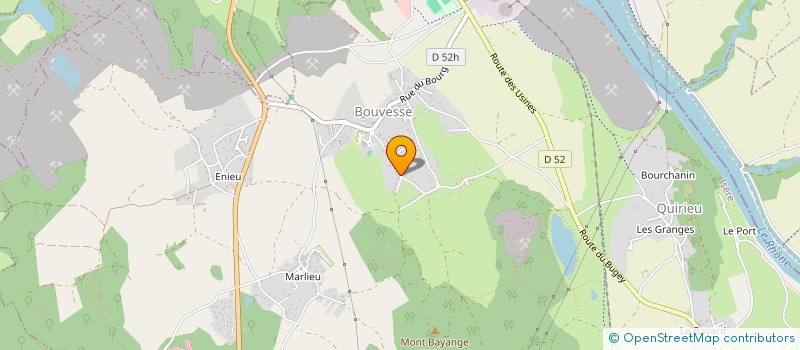 localisation de l'entreprise MADAME AMANDINE VIDON  BOUVESSE-QUIRIEU