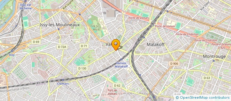 localisation de l'entreprise MADAME AMANDINE VIGROUX  VANVES