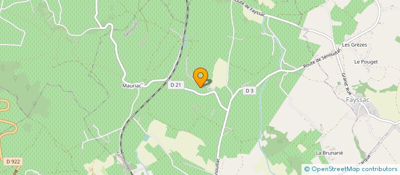 localisation de l'entreprise MADAME AMANDINE VILLEGER  SENOUILLAC