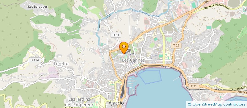localisation de l'entreprise MADAME AMANDINE VILLEMIN à AJACCIO