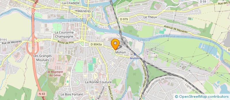 localisation de l'entreprise MADAME AMANDINE VILLERMOIS à CHARLEVILLE-MEZIERES