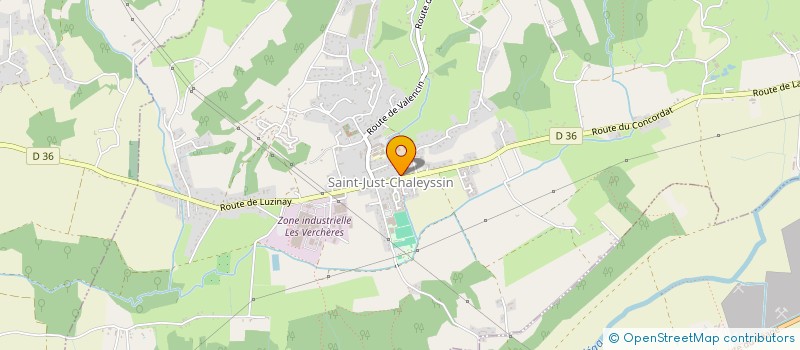 localisation de l'entreprise MADAME AMANDINE VILLET  SAINT-JUST-CHALEYSSIN