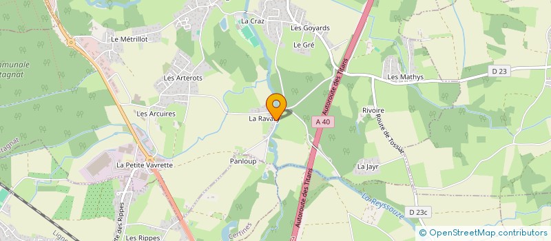 localisation de l'entreprise MADAME AMANDINE VINCENT-GENOD  SAINT-LAURENT-EN-ROYANS