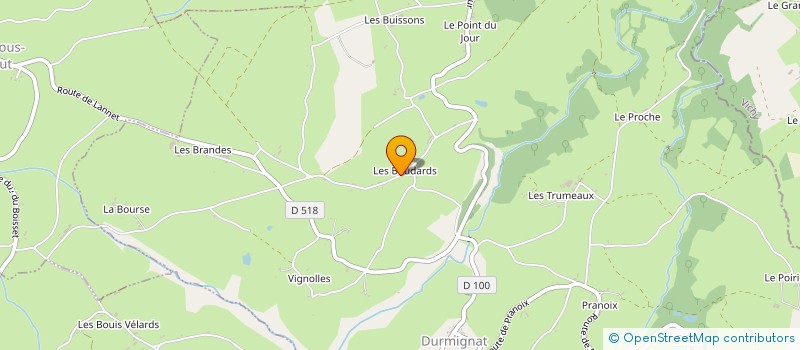 localisation de l'entreprise MADAME AMANDINE VIRMONT  DURMIGNAT