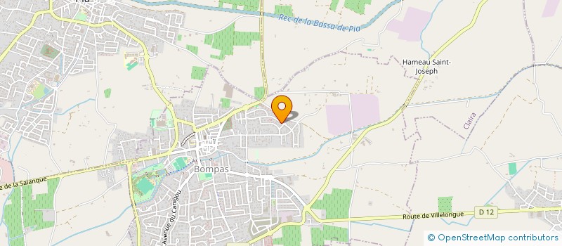 localisation de l'entreprise MADAME AMANDINE VITTOZ  BOMPAS