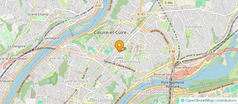 localisation de l'entreprise MADAME AMANDINE VIVIER à CALUIRE-ET-CUIRE