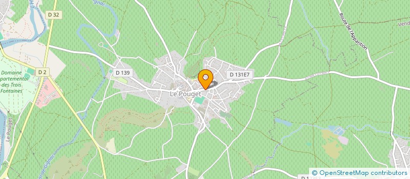 localisation de l'entreprise MADAME AMANDINE VOLRAICH  LE POUGET