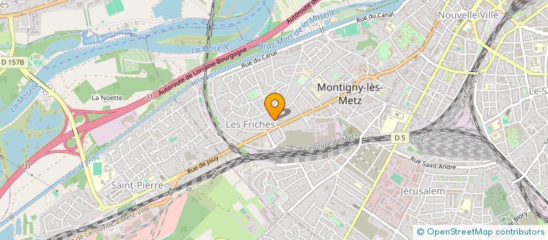 localisation de l'entreprise MADAME AMANDINE VON-HOF à MONTIGNY-LES-METZ