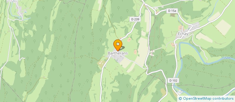 localisation de l'entreprise MADAME AMANDINE VUILLAUME  BARTHERANS