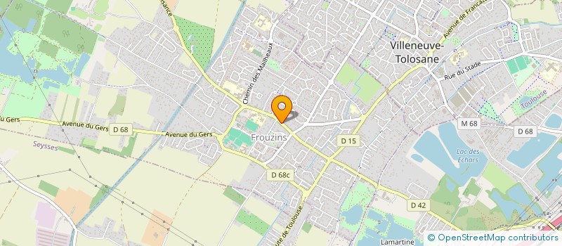 localisation de l'entreprise MADAME AMANDINE WAHART  FROUZINS