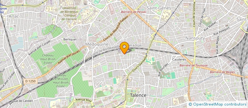 localisation de l'entreprise MADAME AMANDINE WIELGOCKI à TALENCE