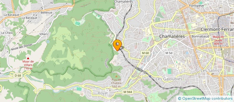 localisation de l'entreprise MADAME AMANDINE-XUAN RENARD  CHAMALIERES