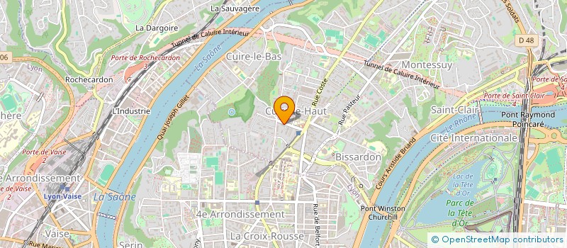 localisation de l'entreprise MADAME AMANDINE YVAN à CALUIRE-ET-CUIRE