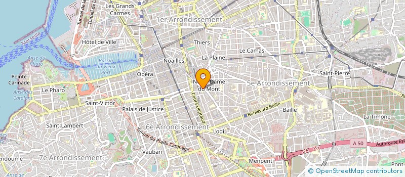 localisation de l'entreprise MADAME AMANDINE ZHANG à MARSEILLE