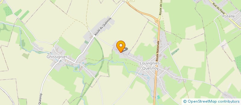 localisation de l'entreprise MADAME AMANDINE ZILINSKI à LOUVIGNIES-QUESNOY