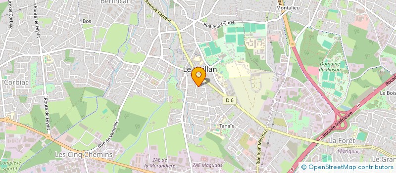 localisation de l'entreprise MADAME AMANDINE ZIPFEL  LE HAILLAN