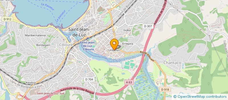 localisation de l'entreprise MADAME AMANE APALATEGUI--TELLERIA à SAINT-JEAN-DE-LUZ