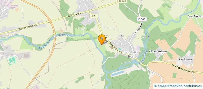 localisation de l'entreprise MADAME AMANE DJOBEZA KOUKA  MESNILS-SUR-ITON