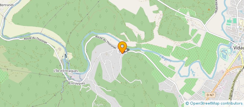 localisation de l'entreprise MADAME AMANI BEN NACEUR  VIDAUBAN