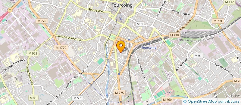localisation de l'entreprise MADAME AMANI BOUZOUITA  TOURCOING