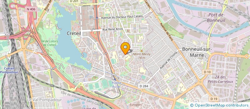 localisation de l'entreprise MADAME AMANI REFAI  CRETEIL