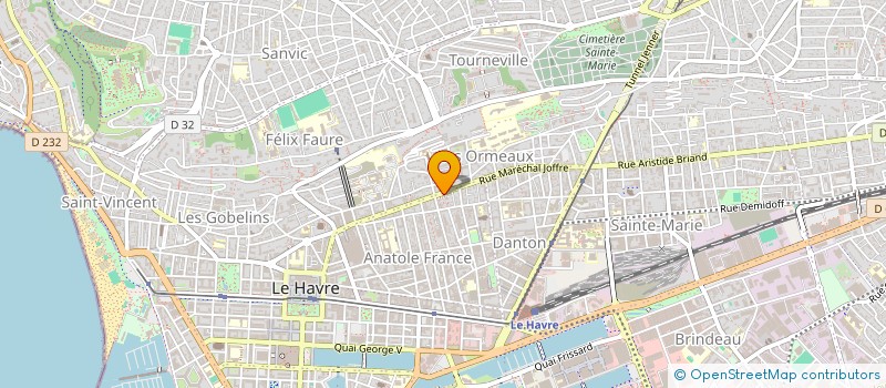 localisation de l'entreprise MADAME AMANIE CHABOUH à LE HAVRE