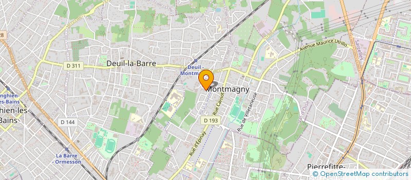 localisation de l'entreprise MADAME AMANNE OUCHANI  MONTMAGNY