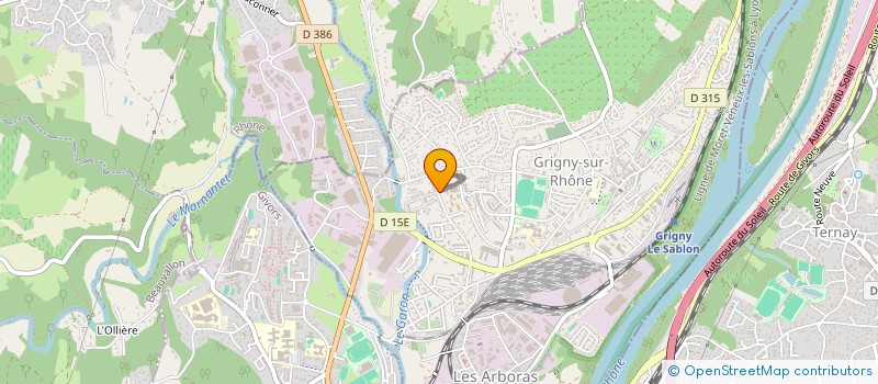 localisation de l'entreprise MADAME AMANY NAOUI  GRIGNY