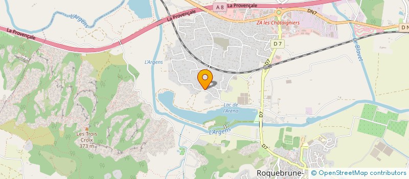 localisation de l'entreprise MADAME AMARA NHOUYVANISVONG  ROQUEBRUNE-SUR-ARGENS