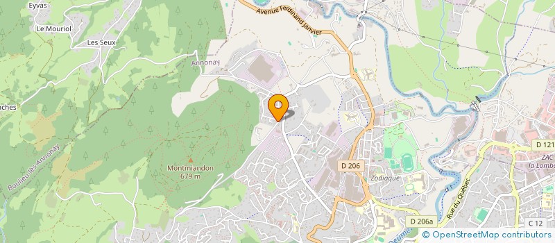 localisation de l'entreprise MADAME AMARA PROEUNG  ANNONAY