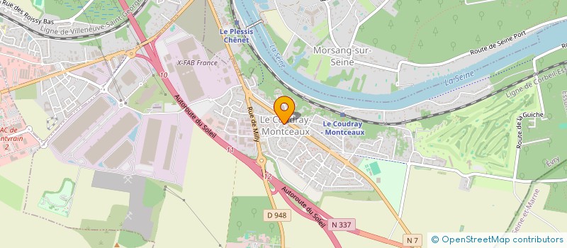 localisation de l'entreprise MADAME AMARALE LASSISSI à LE COUDRAY-MONTCEAUX
