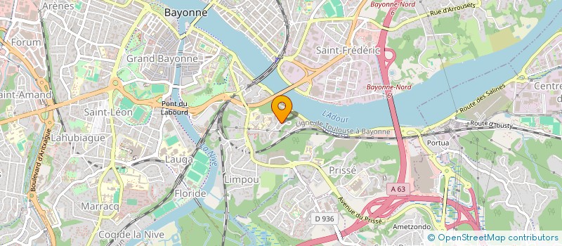 localisation de l'entreprise MADAME AMARANDE OLLIVIER à BAYONNE