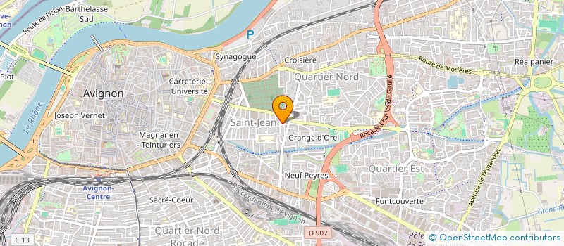 localisation de l'entreprise MADAME AMARIA BELHADJ  AVIGNON