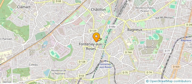 localisation de l'entreprise MADAME AMARIA EXANTUS à FONTENAY-AUX-ROSES