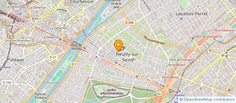 localisation de l'entreprise MADAME AMARO DE VILLANUVA  NEUILLY-SUR-SEINE