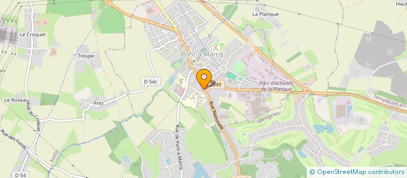 localisation de l'entreprise MADAME AMARYLINE BACHIRI  PONT-A-MARCQ