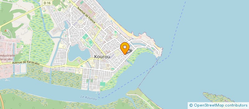 localisation de l'entreprise MADAME AMATINI KOETOE AGAASIE  KOUROU