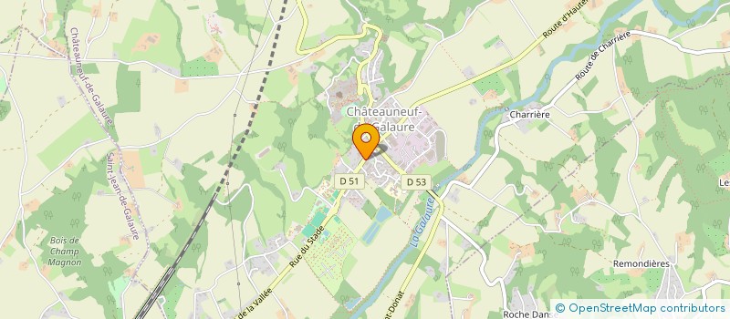 localisation de l'entreprise MADAME AMAURINE FAUCHILLE  CHATEAUNEUF-DE-GALAURE