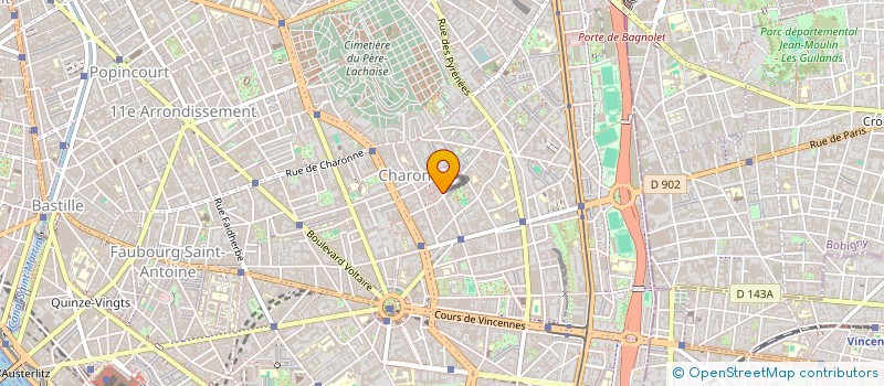 localisation de l'entreprise MADAME AMAVIE EUDOXIE EWOUTI  PARIS