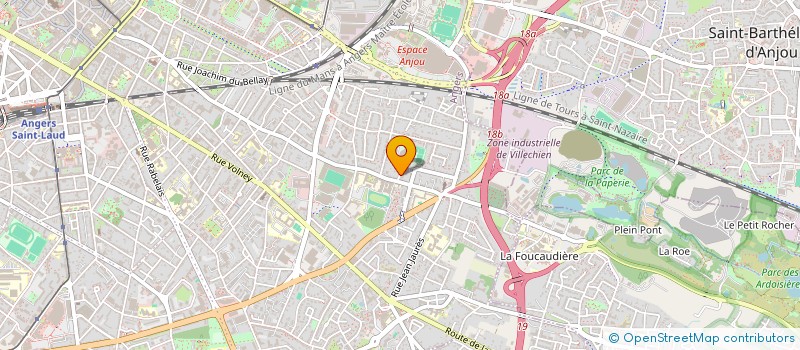 localisation de l'entreprise MADAME AMAYA JONQUILLE  ANGERS