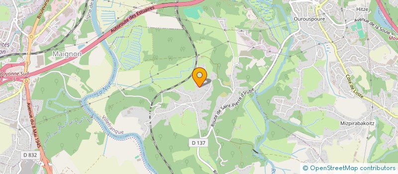 localisation de l'entreprise MADAME AMAYA MADRID  VILLEFRANQUE