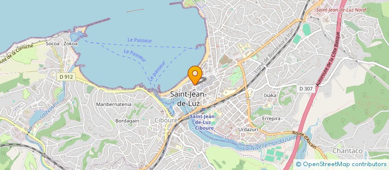 localisation de l'entreprise MADAME AMAYA UHALDE à SAINT-JEAN-DE-LUZ