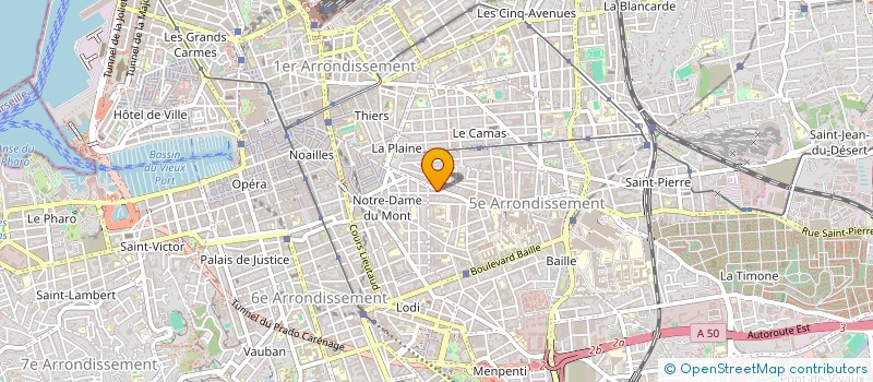 localisation de l'entreprise MADAME AMBRA IRIDE SECHI à MARSEILLE