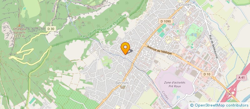 localisation de l'entreprise MADAME AMBRE ALLENNE  CROLLES