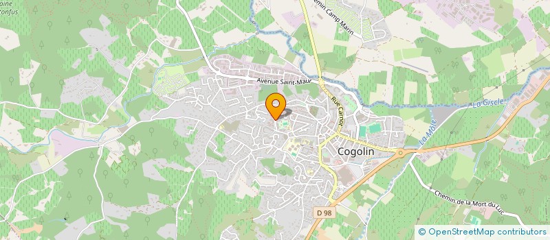 localisation de l'entreprise MADAME AMBRE ANQUETIL à COGOLIN