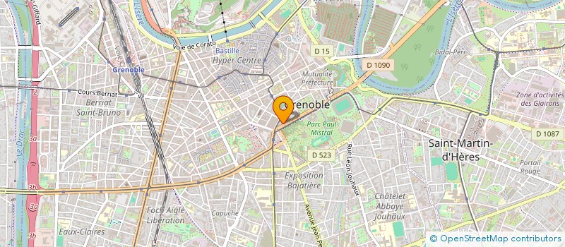 localisation de l'entreprise MADAME AMBRE BENEI  GRENOBLE