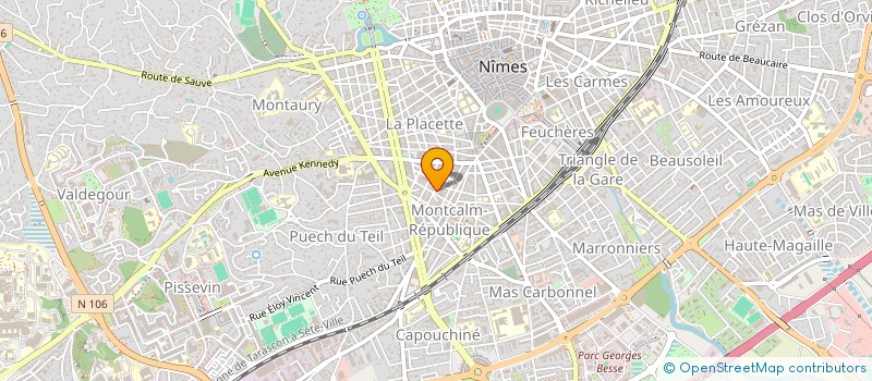 localisation de l'entreprise MADAME AMBRE BERTHELOT à NIMES