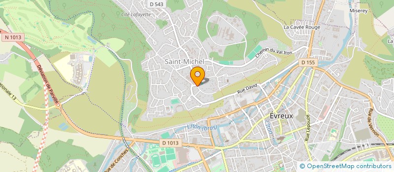 localisation de l'entreprise MADAME AMBRE BIDAULT  EVREUX