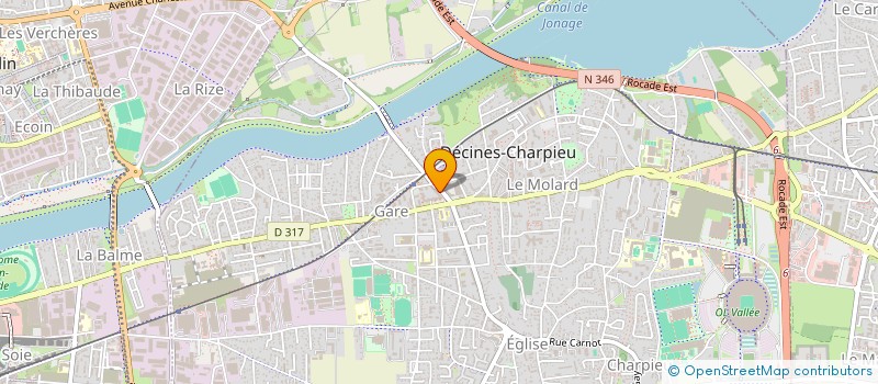 localisation de l'entreprise MADAME AMBRE BISCOP  DECINES-CHARPIEU