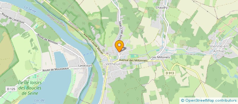 localisation de l'entreprise MADAME AMBRE BLOT  VETHEUIL